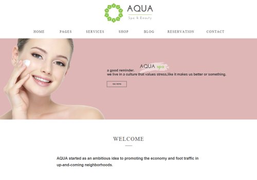 aqua Webdesign Template