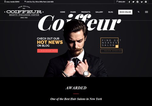 Coiffeur Webdesign Template