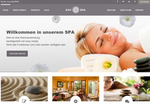 Day Spa Webdesign Template