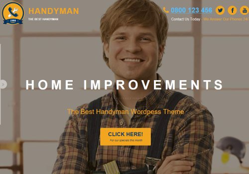 handyman Webdesign Template